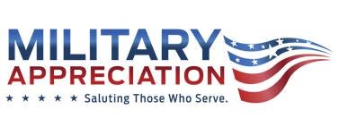 The Ford military appreciation logo.
