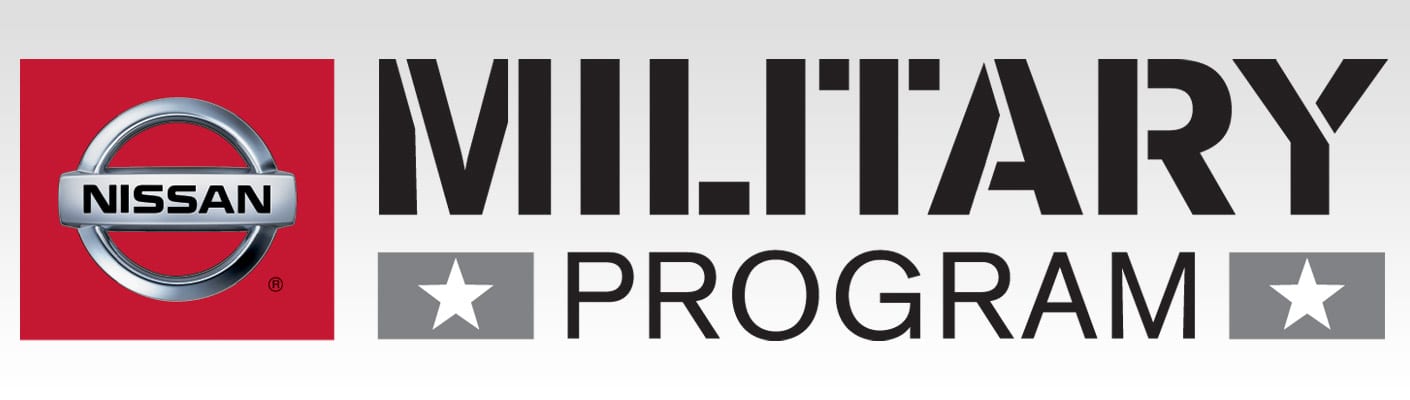 The Nissan Military Program logo.