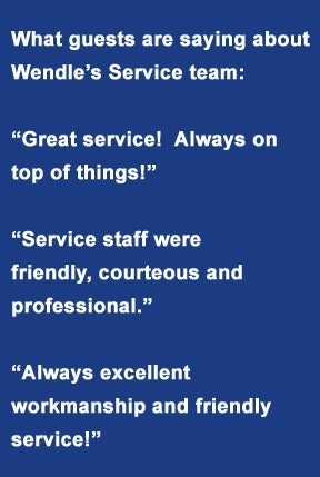 Employee reviews in white on a blus background